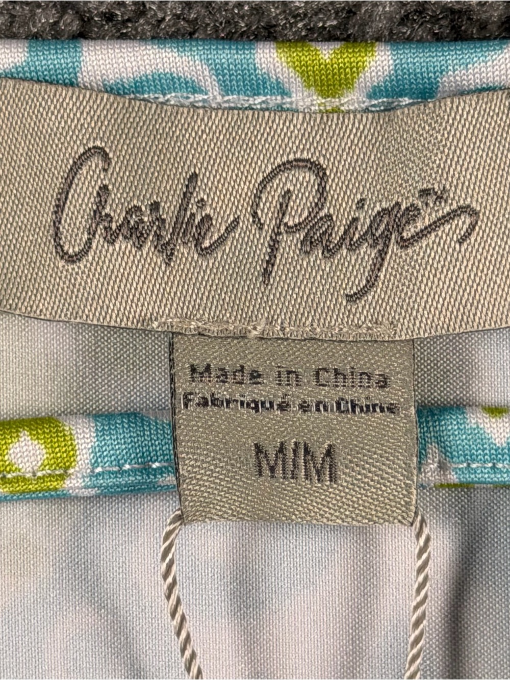 Charlie Paige Tunic NWT Ladies Size Med 3/4 Slit Sleeve Dress Summer Beach Boho - Picture 4 of 12